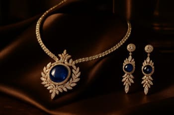 Akşam seti: Meridian küpeler ve Crest yüzük